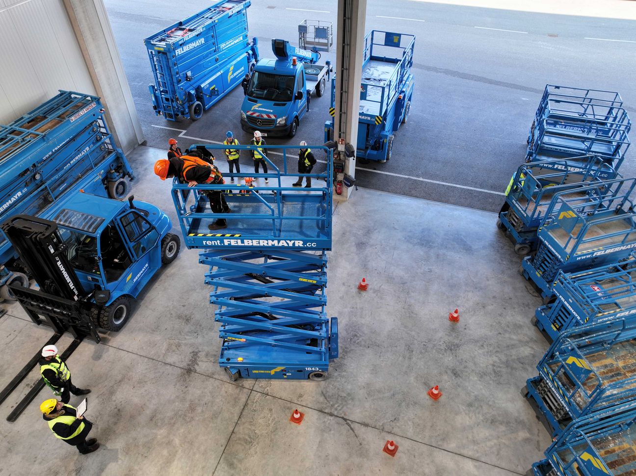 Hubarbeitsbühnen Schulung