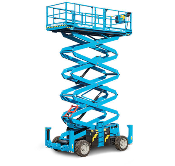 Rent work platforms, lift trucks and minicranes FELBERMAYR