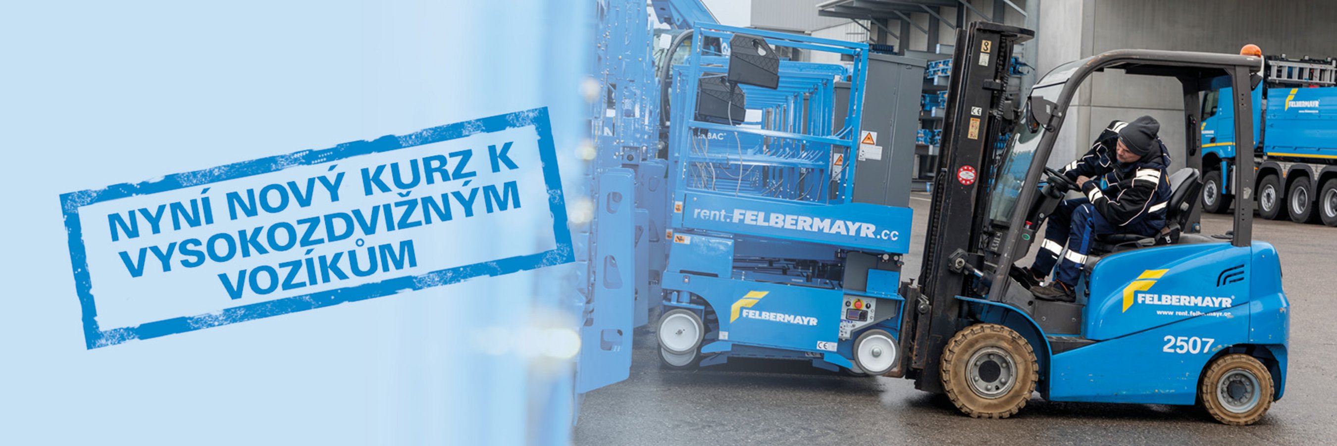 Praktický kurz k získání oprávnění pro řízení vysokozdvižných vozíků