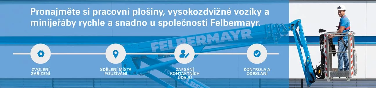 Čtyři kroky k nájemnému zařízení