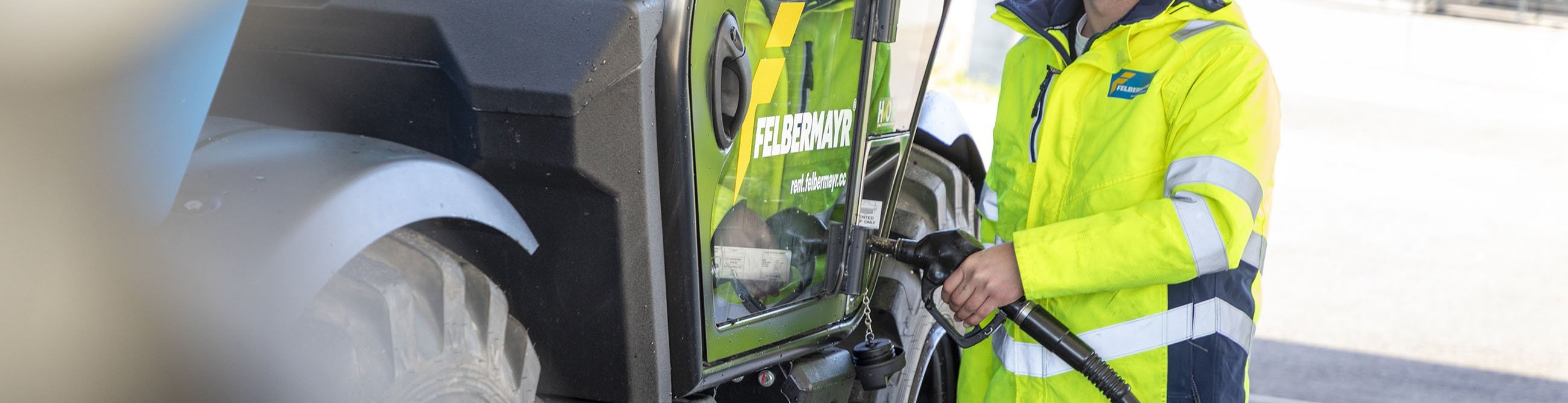 HVO-Aufkleber für Arbeitsbühnen von Felbermayr Slider